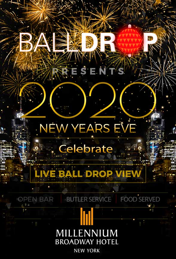 New Years Eve at Millennium Broadway Hotel NYC NYC New Years Eve 2021