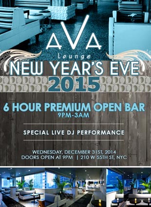 Ava Lounge Times Square New Years Eve 2025