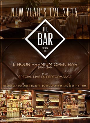 The Bar at Dream Hotel Times Square New Years Eve 2025
