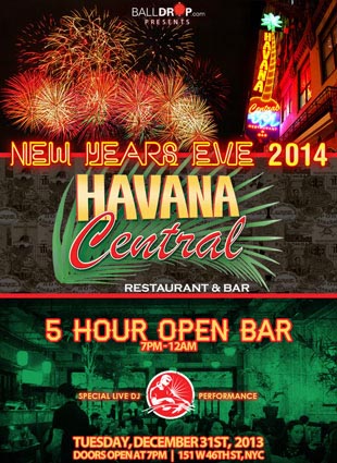 Havana Central Times Square New Years Eve 2025