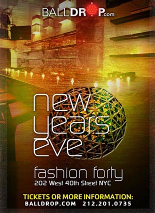 Fashion Forty Lounge Times Square New Years Eve 2025