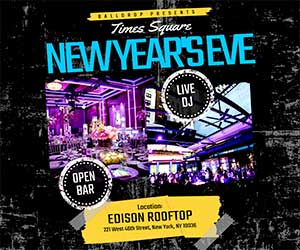 Edison Rooftop NYC New Years Eve 2023