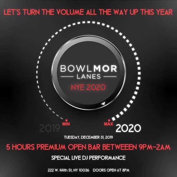 Bowlmor Times Square New Years Eve 2024