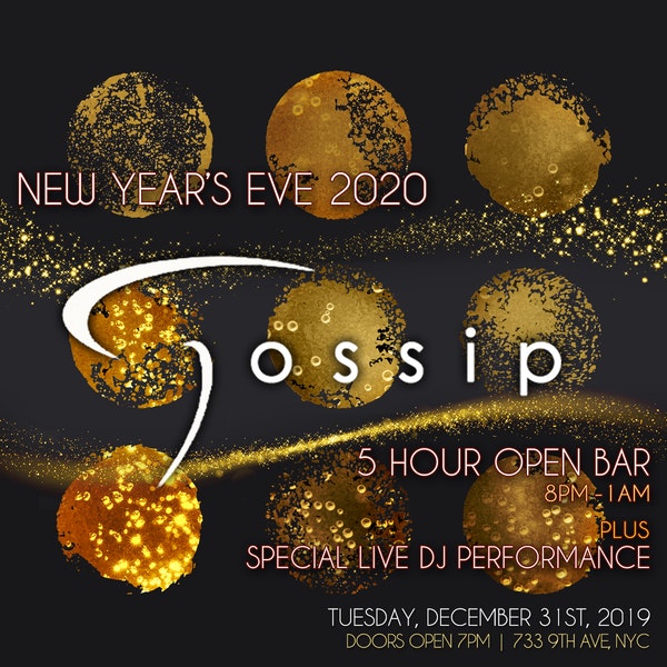 Gossip Times Square New Years Eve 2026