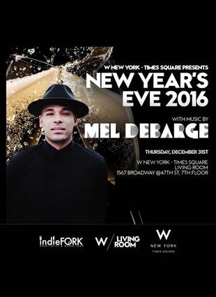 Living Room at W Times Square New Years Eve 2026