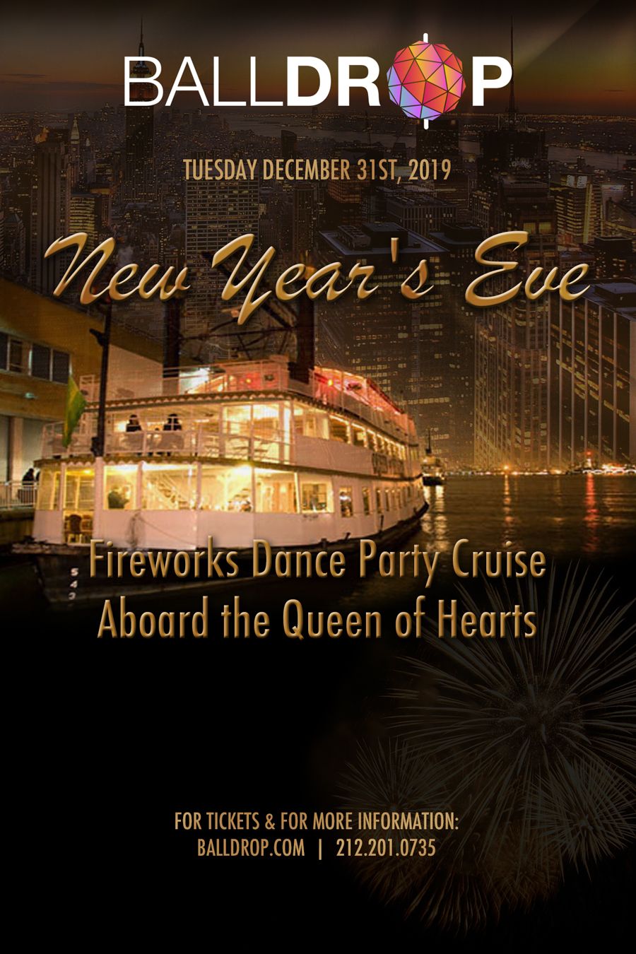 Queen of Hearts Cruise New Years Eve 2024