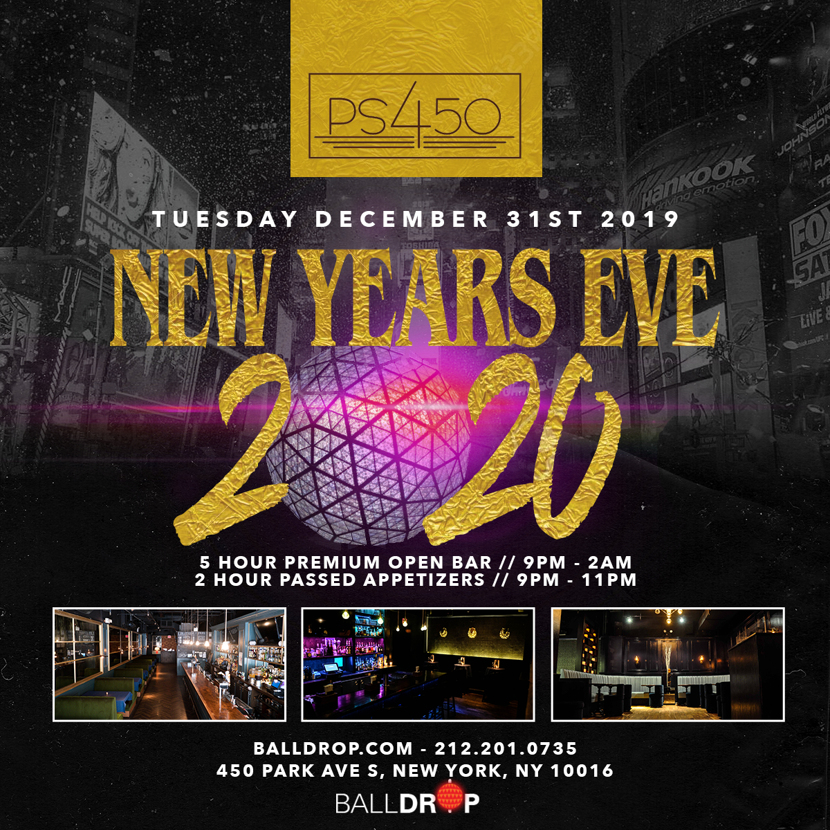 PS 450 NYC New Years Eve 2026