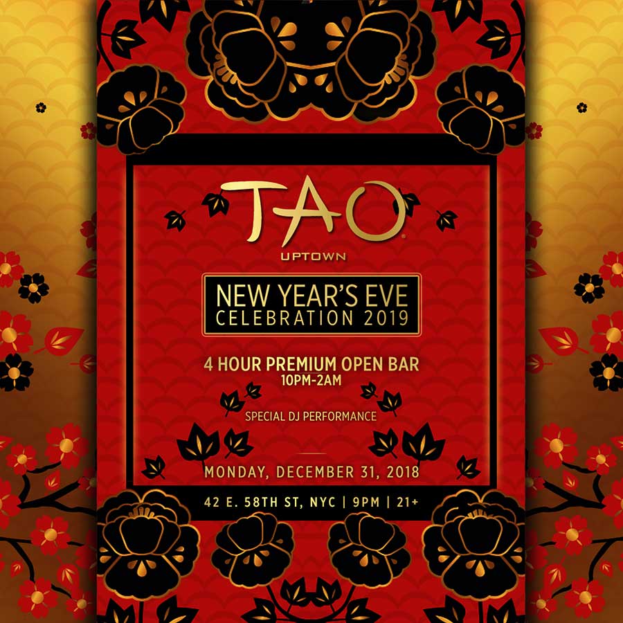 Tao New York New Years Eve 2026