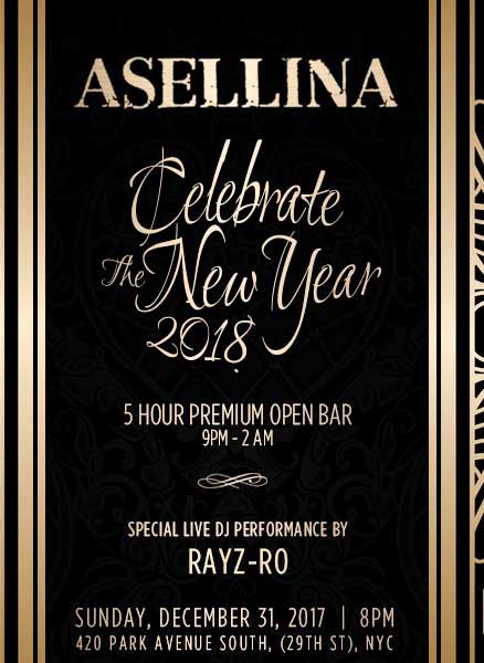 Asellina NYC New Years Eve 2026
