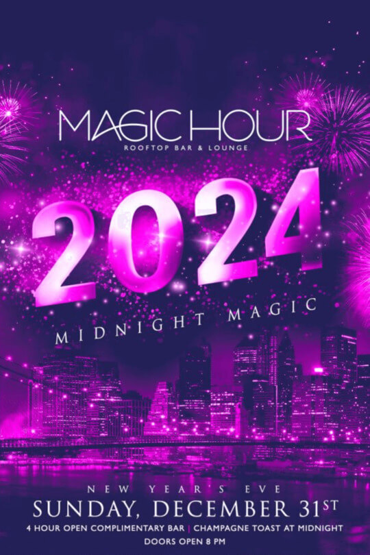 Magic Hour at Moxy Times Square New Years Eve 2024