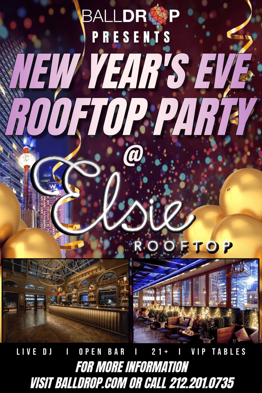 Elsie NYC Rooftop New Years Eve 2023