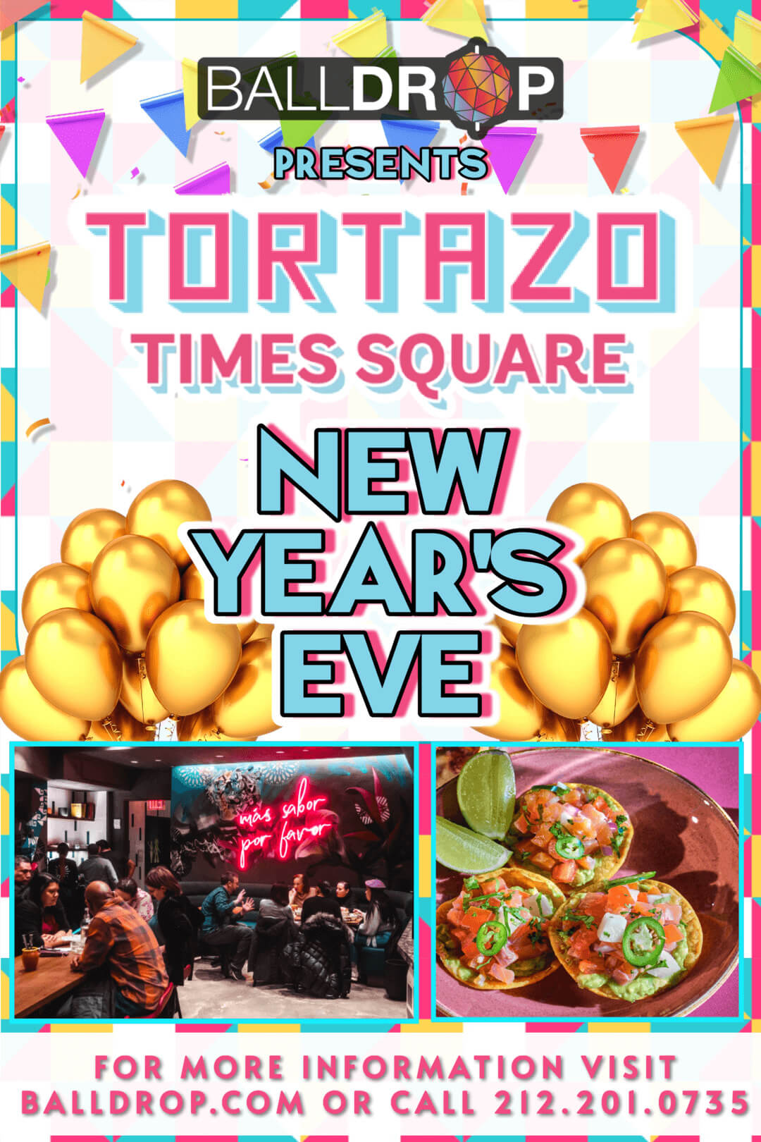 Tortazo Times Square NYC New Years Eve 2025