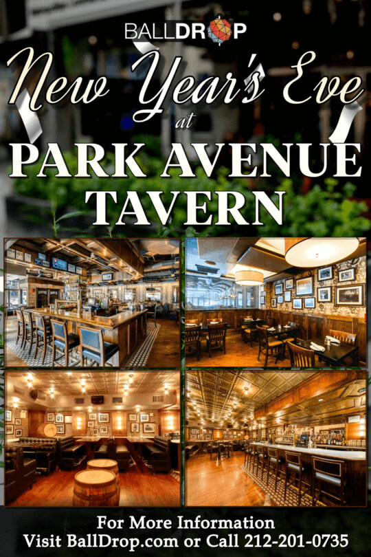 Park Avenue Tavern NYC New Years Eve 2026
