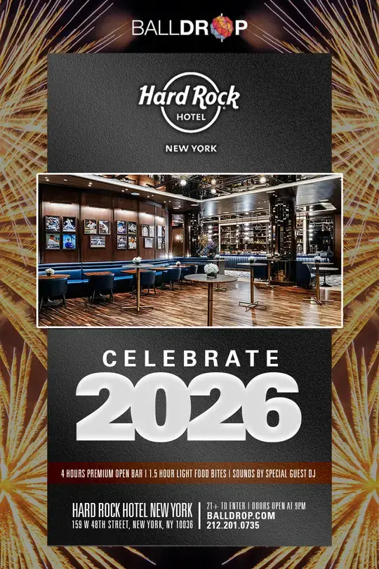 NYY Events at Hard Rock Hotel New York New Years Eve 2026
