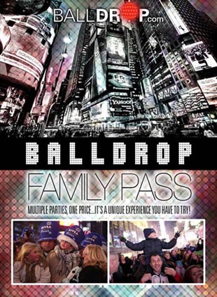 Times Square Family Pass New Years Eve 2023