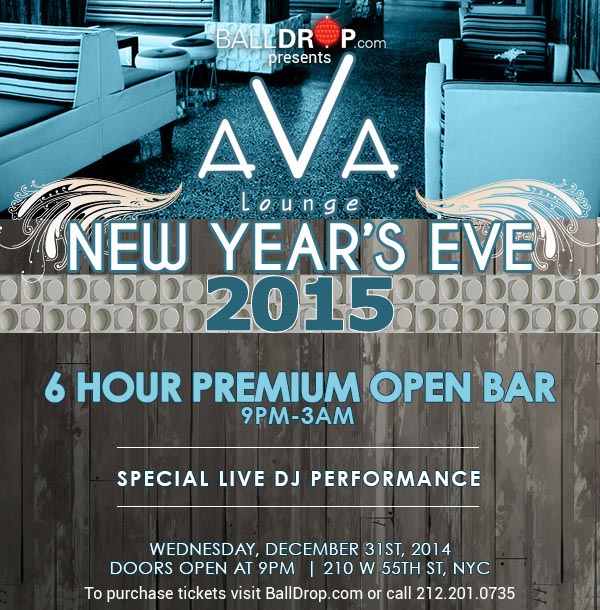 New Years Eve at Ava Penthouse at Dream Hotel NYC New Years Eve 2025