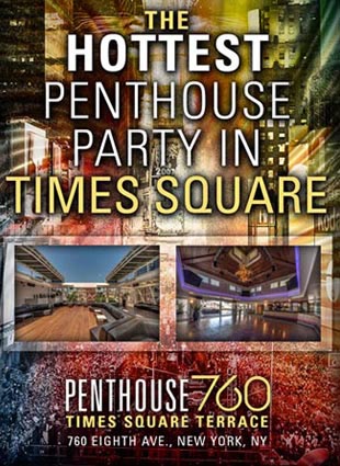 Penthouse 760 Times Square New Years Eve 2026