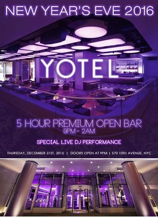 Yotel Times Square New Years Eve 2026
