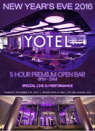 Yotel Times Square New Years Eve 2025